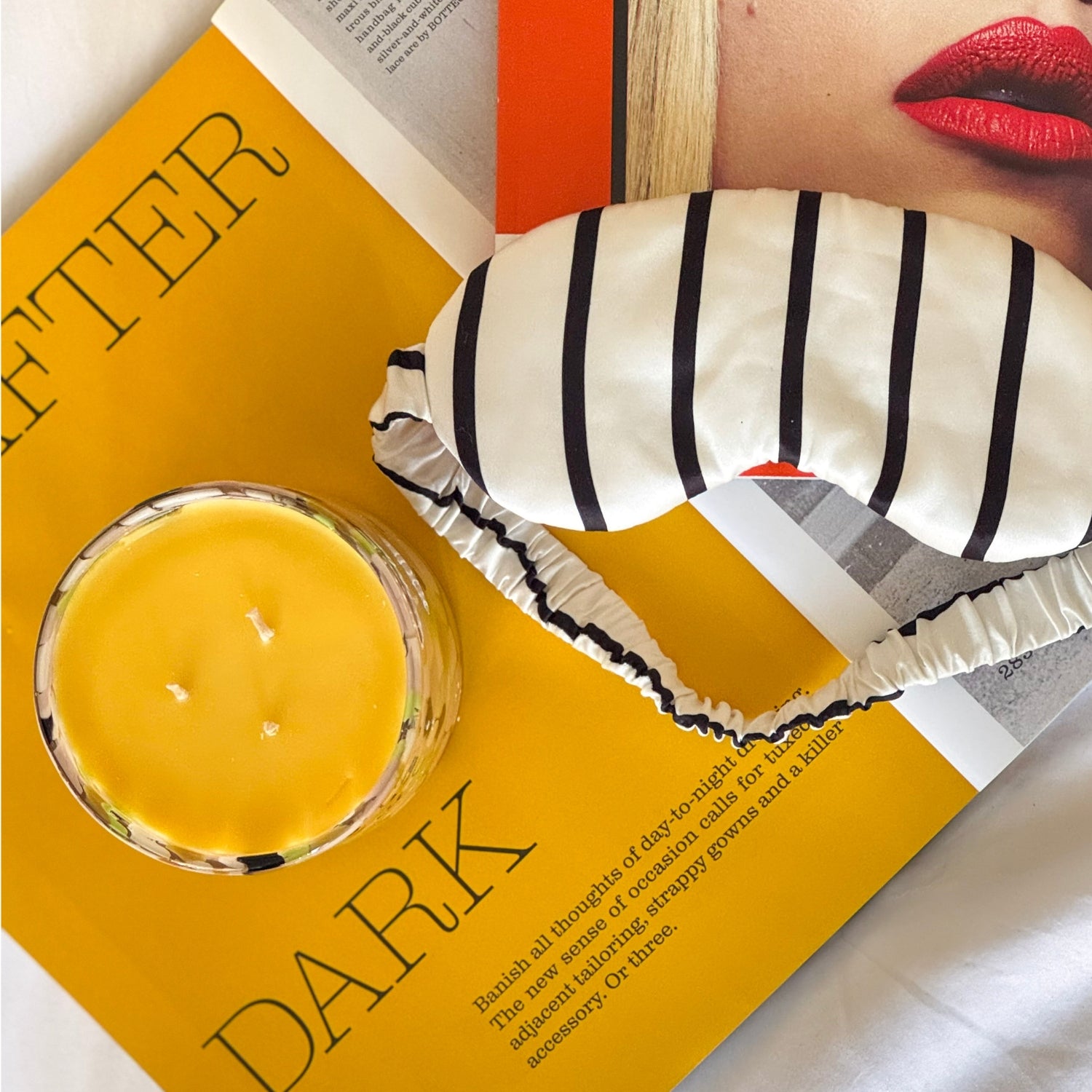 SEX: Seductive Essential Oil Scented Candle & Glass Set